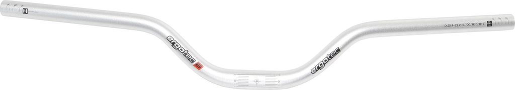 Ergotec Lenker Riser Bar 70 Bar Riser Bar 70 Alu Silber Lev.6