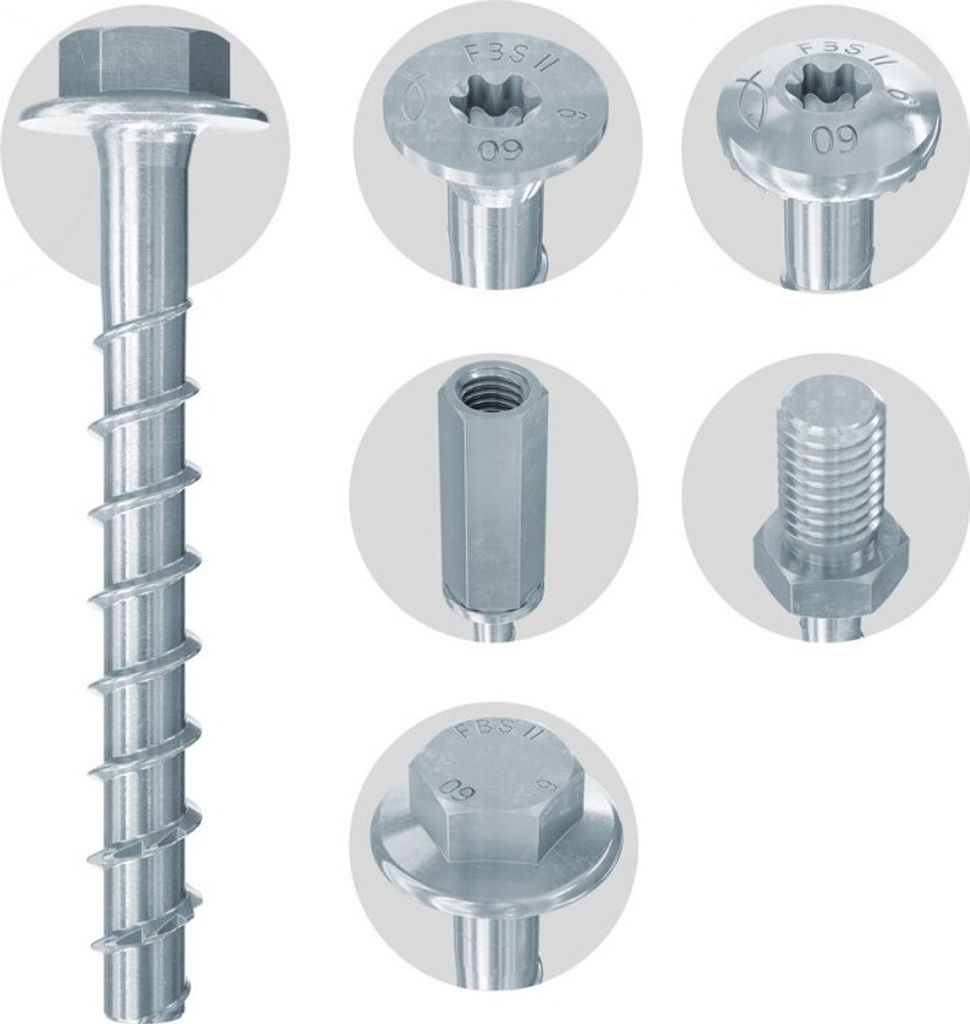 Fischer Betonschraube UltraCut FBS II 6x60/5 P Panhead