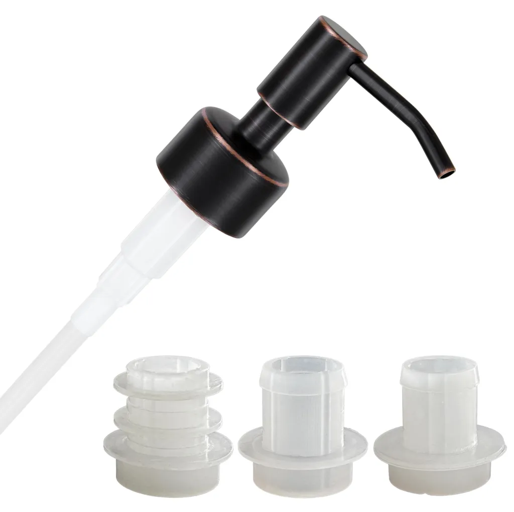 Distributeur de savon à pompe adaptable pour bouteille de 18 à 23 mm