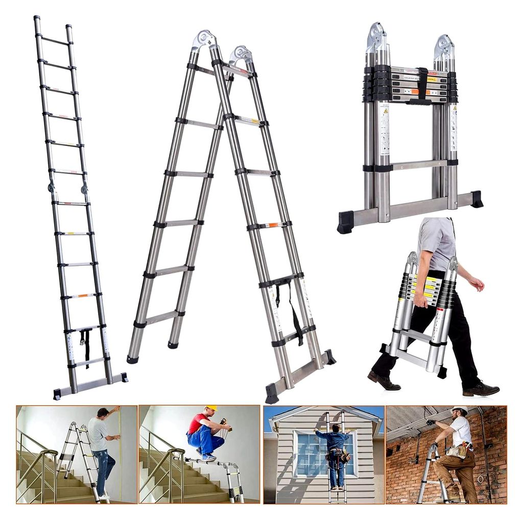 3,8m A-Frame Multifunktionale Teleskopleiter