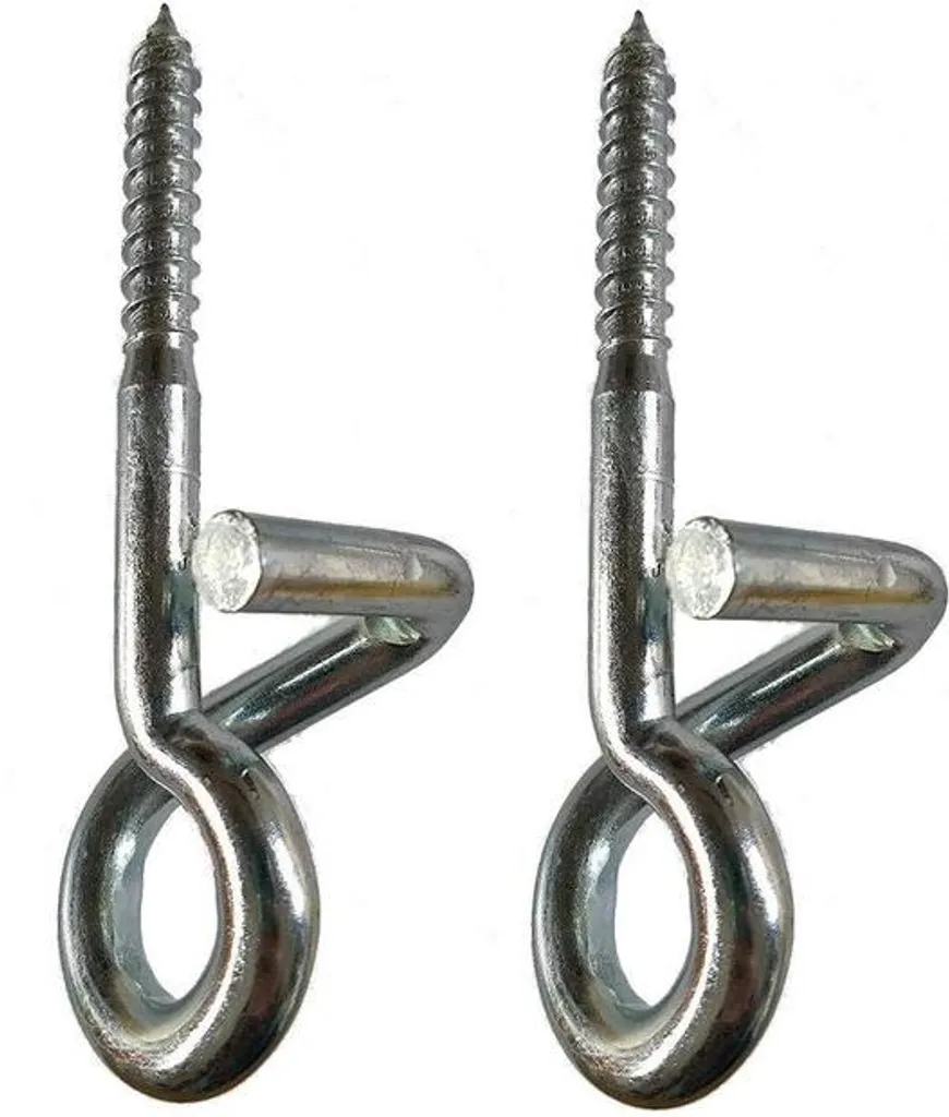 Suspension de balançoire articulée en acier pour portique de jardin - 2x