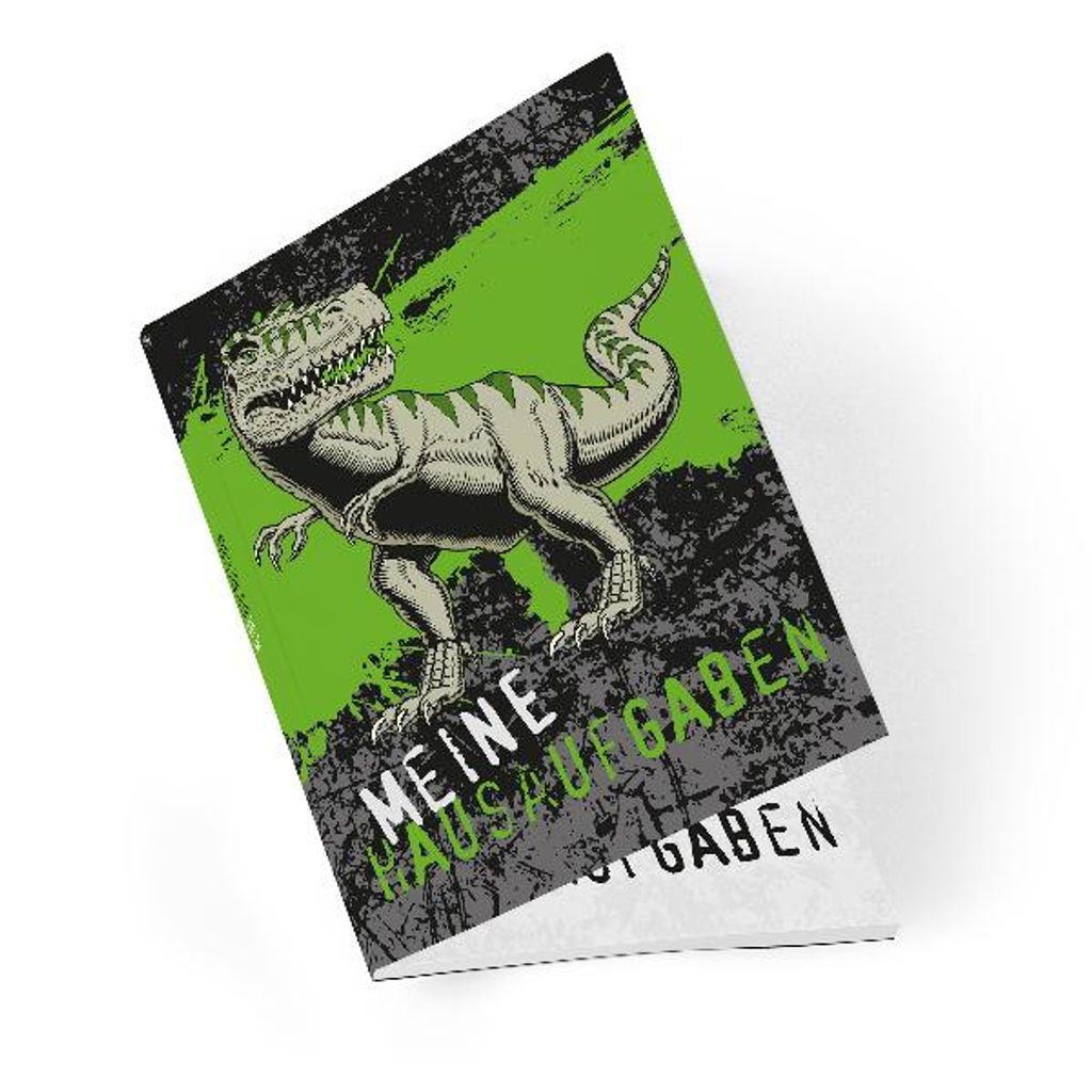 itenga Hausaufgabenheft T-Rex DIN A5, 96 Seiten 100g Naturpapier