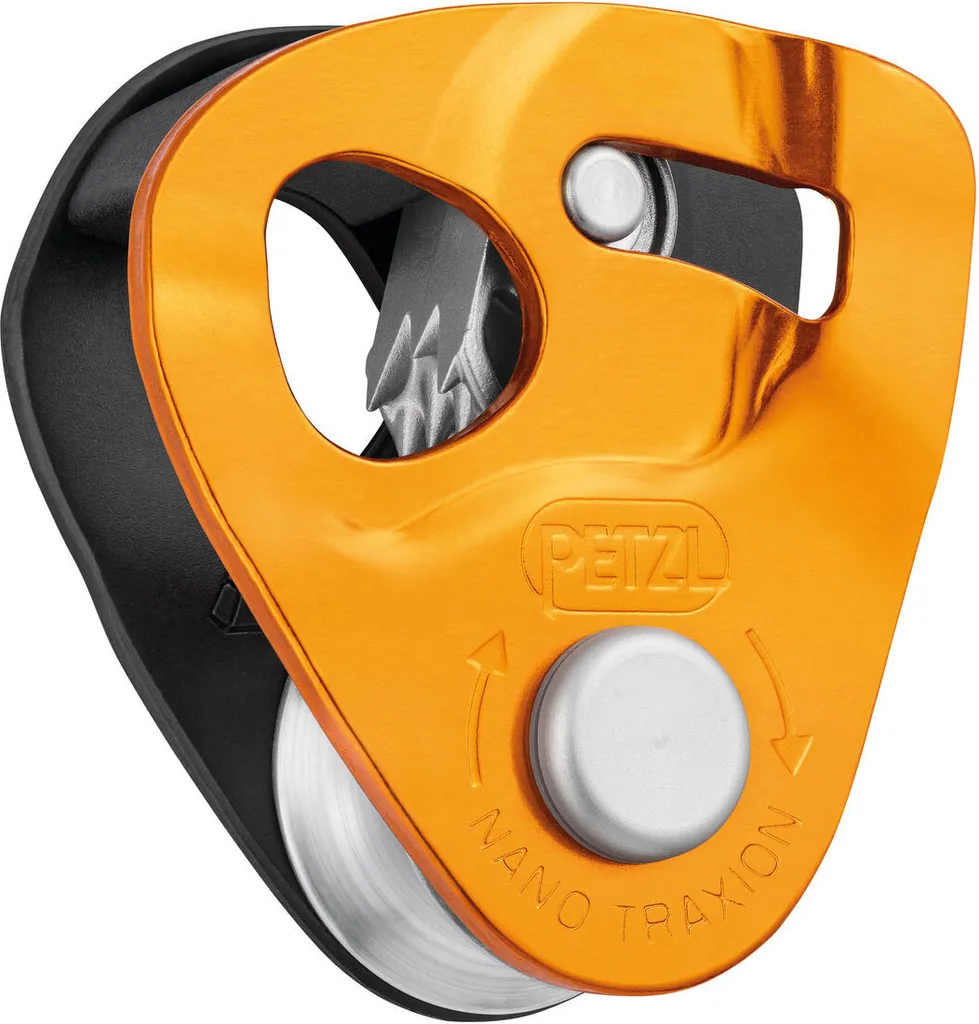 Poulie Bloqueuse de Secours Nano Traxion Jaune pour Alpinisme Petzl
