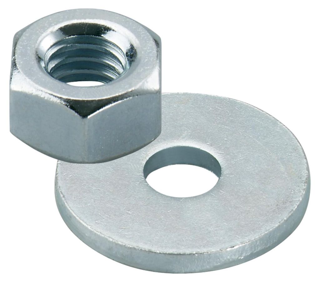 Fischer 510512, Sechskantmutter, Galvanisiertes Stahl, Stahl, M16, 24 mm, 20 Stück(e)
