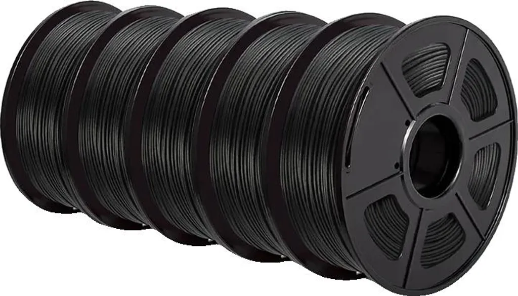 Filament PLA-CF 5.5KG à taux de réussite élevé, Haute Rigidité Noire