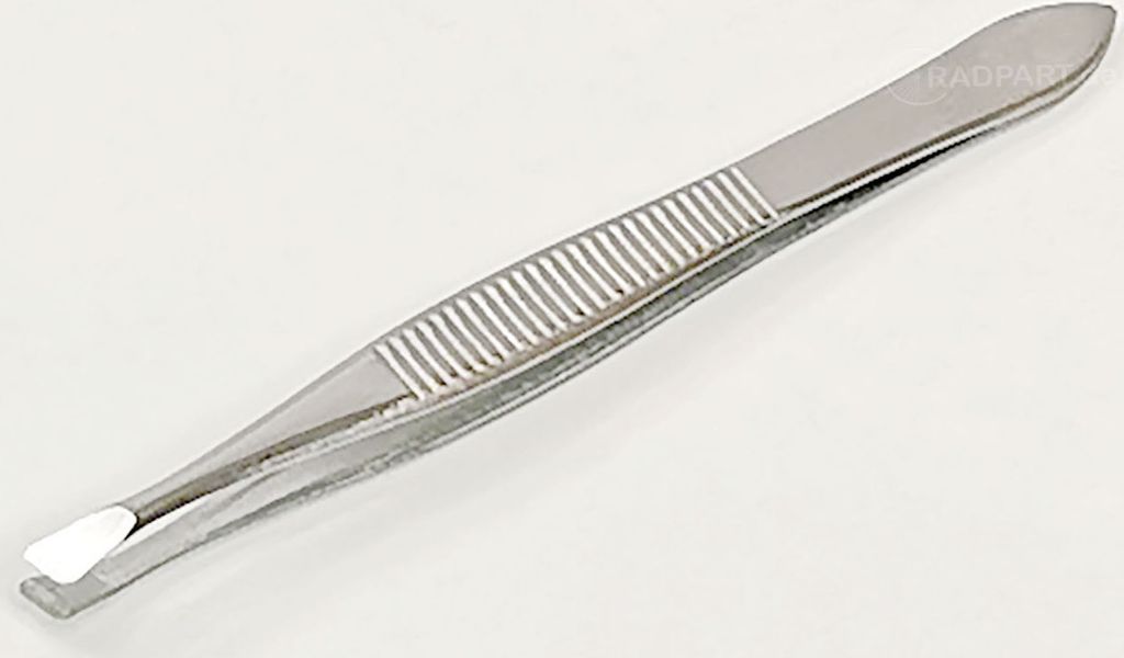 Pinzette Edelstahl 9 cm Augenbrauen zupfen Zupfpinzette Bastelpinzette Basteln