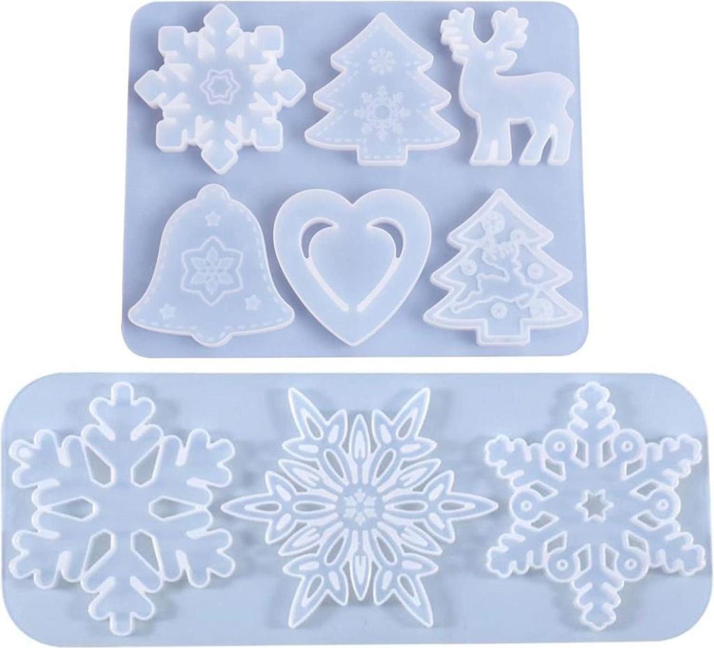 Stampo in silicone a tema natalizio per il fai-da-te e il Immagine del prodotto 