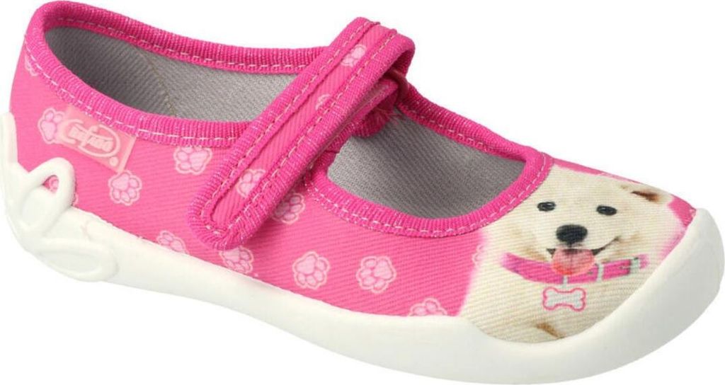 Mädchen Hausschuhe Befado Hund Rosa 25