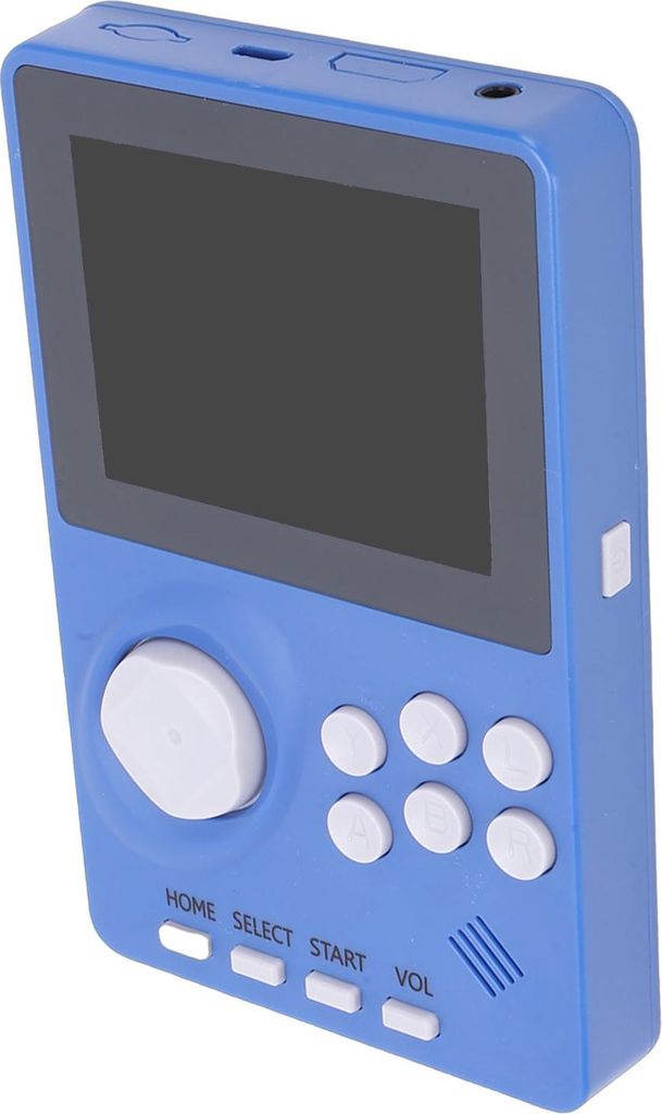 Handheld-Spielkonsole mit 2,8-Zoll-LCD-Bildschirm, wiederaufladbar, 100 in 1, 1 GB Speicher, tragbarer Retro-Videospiel-Player, blau