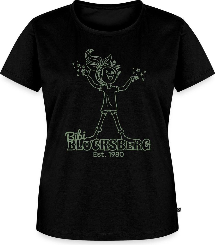 Spreadshirt Bibi Blocksberg Est. 1980 Frauen Premium T-Shirt, XL, Schwarz