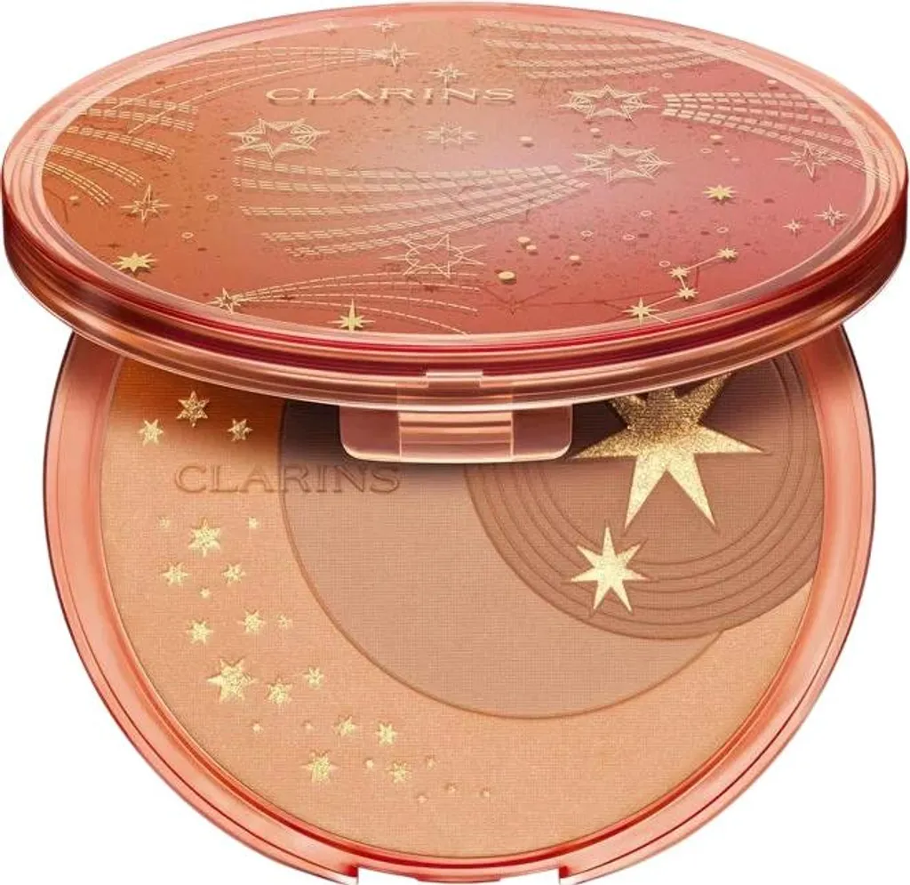 Poudre de Soleil Clarins Glow Bronzer Compact 19g pour un Teint Rayonnant