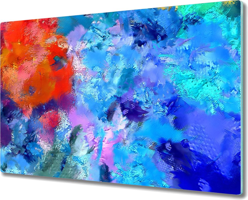 Coloray Herdabdeckplatte 80x52 cm Schneidebrett Kochplattenabdeckung Küchenbrett Hackbrett - daubs