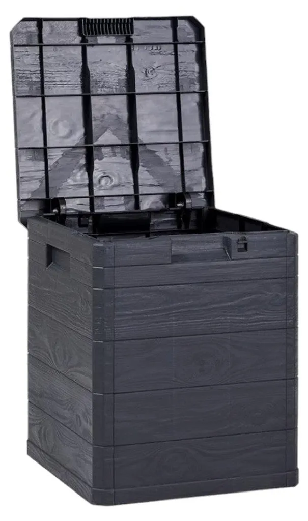 Coffre de rangement extérieur TOOMAX 90L anthracite verrouillable robuste