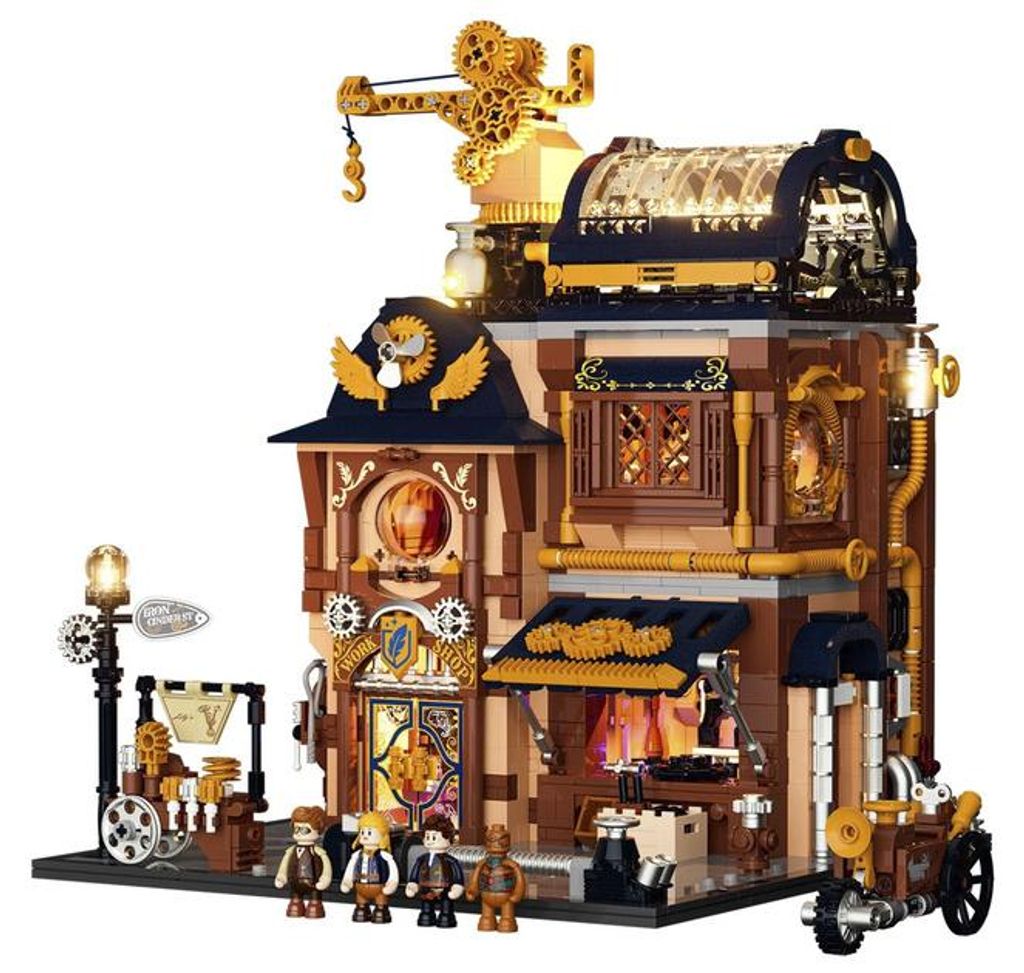 Lumibricks Steampunk-Mechanikwerkstatt Produktbild 