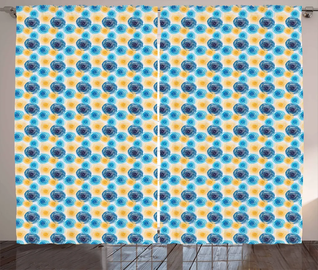 Tenda Lavabile ABAKUHAUS 280x175 cm - Blu Notte Stellata Sketch