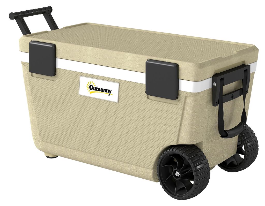 Outsunny Koelbox 70L, Grote passieve koelbox, 72 uur Productafbeelding 