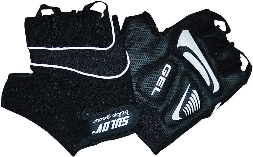 SULOV Fahrrad Handschuhe Champion, schwarz, S