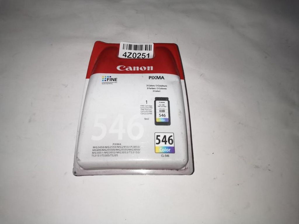 Canon CL-546, Cyan, Magenta, Gelb, Tinte auf Pigmentbasis, Produktbild 