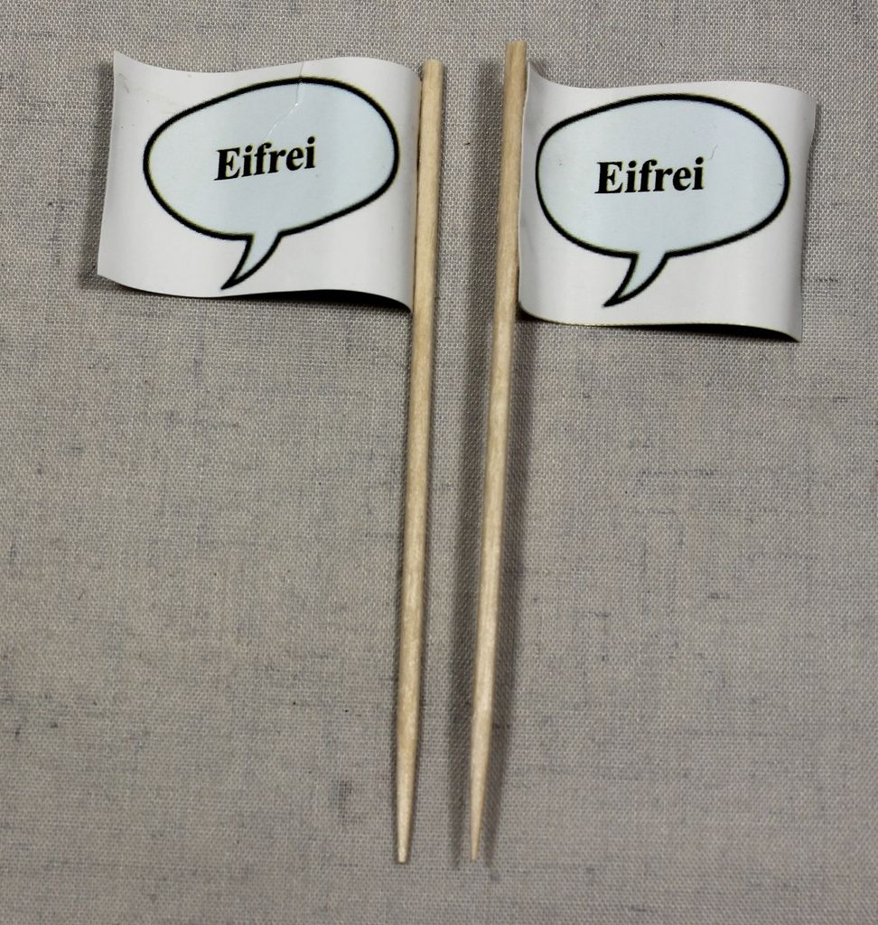 Party-Picker Flagge Eifrei Papierfähnchen in Spitzenqualität 25 Stück Beutel