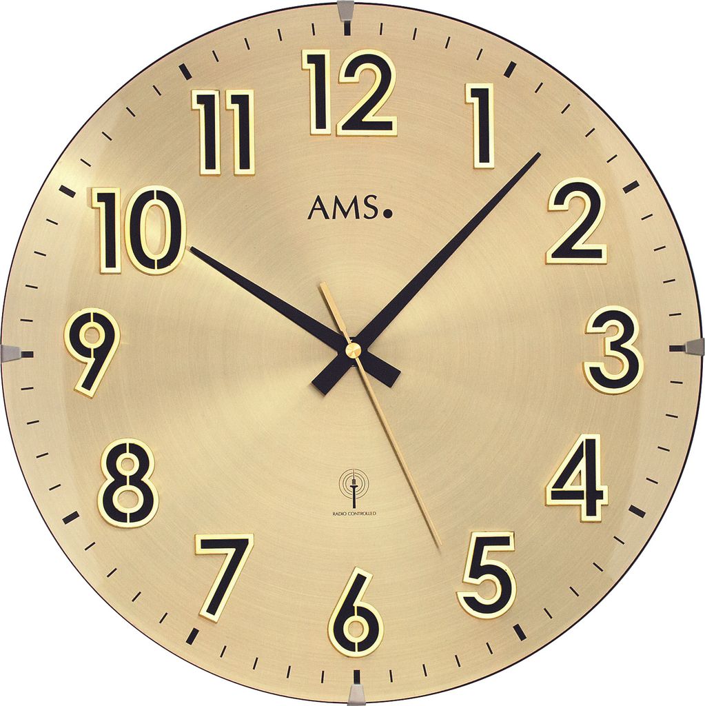 AMS Funk-Wanduhr, Funkwerk , D32x4cm, 5974 Produktbild 