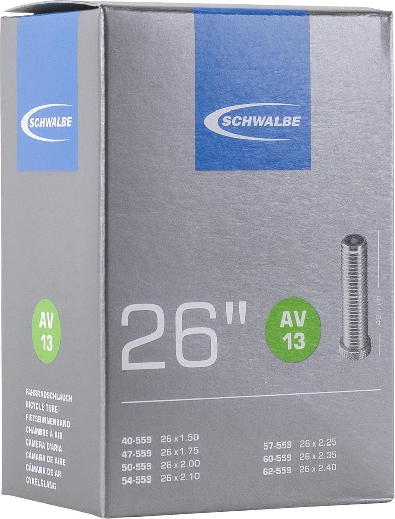 Schwalbe AV13, Schrader-Ventil, 26", 40 - 62 mm, 4 cm, Produktbild 