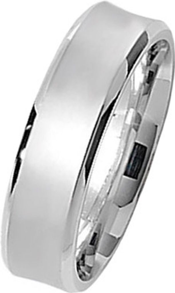 925 Sterling Silber 6mm Soft Court Form Herren/Damen - Trauring/Ehering/Hochzeitsring, 54 (17.2); TRS29435RSN