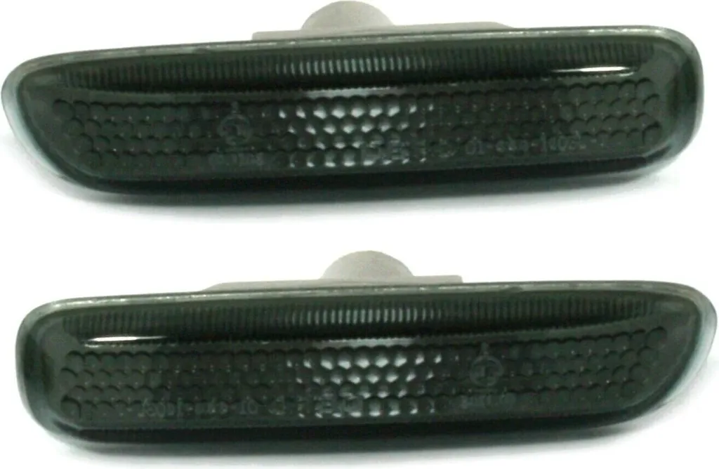 2x set di indicatori di direzione laterali neri per BMW Serie 3 E46 Sedan Touring Coupe Cabrio