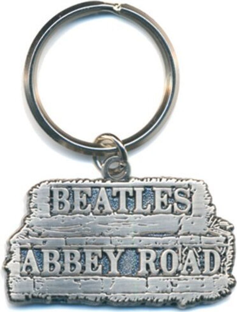 Die Beatles - Abbey Road Zeichen in Relief Schlüsselanhänger