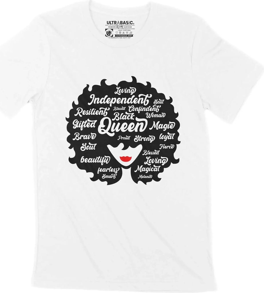 Herren Grafik T-Shirt Black Lives Matter Shirt Black Queen Blm Öko-Verantwortlich Vintage Jahrgang Kurzarm Lustige Druck Geburtstag Geschenk Mann