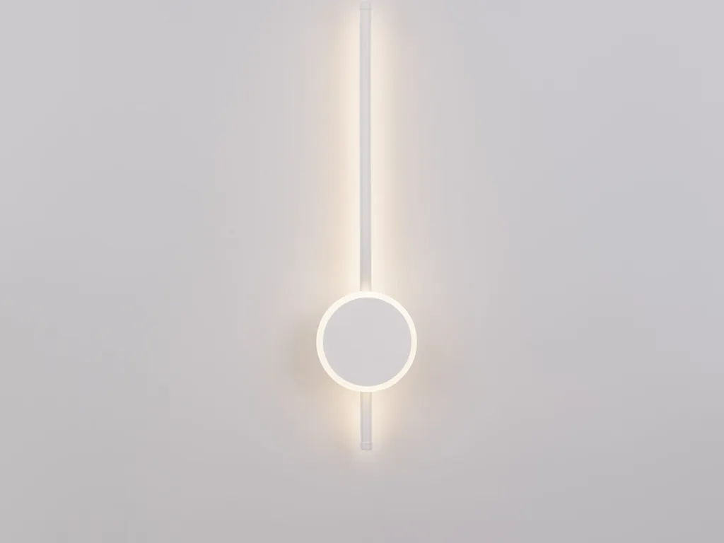 Nova Luce CLOCK Applique Murale LED Design en Aluminium et Verre Sablé