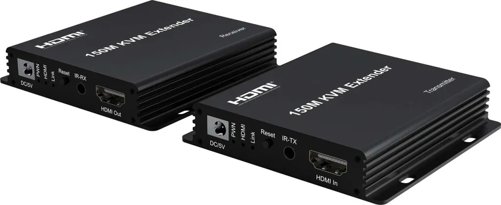 Extendeur HDMI KVM PremiumCord élimine la latence vidéo jusqu'à 150m