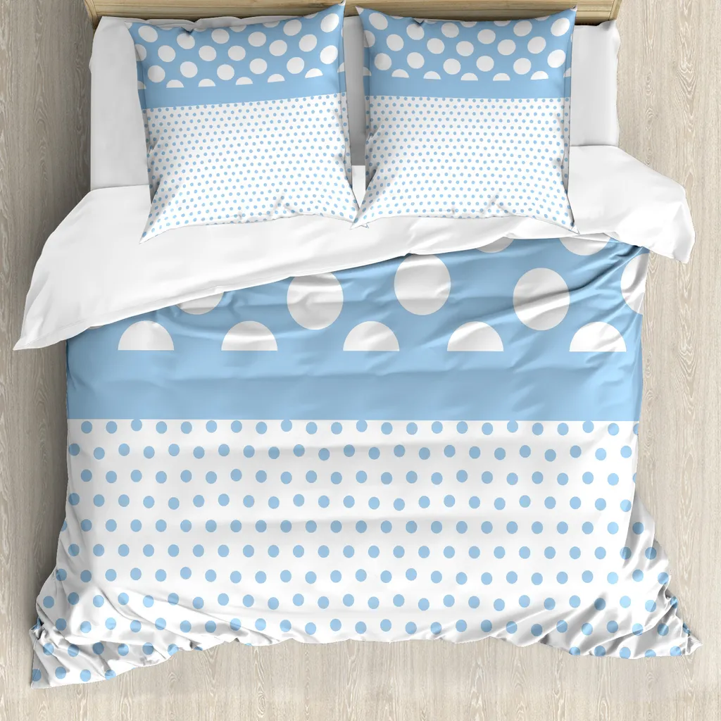 Copripiumino Design Pois Azzurri 200x200 ABAKUHAUS - Stile e Salute