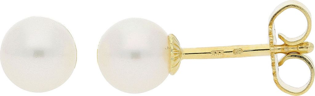 JuwelmaLux Ohrstecker 333 Gold mit Süßwasser Zuchtperle Produktbild 