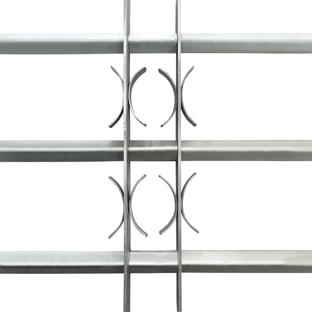 vidaXL Fenstergitter Verstellbar mit 3 Querstäben 500-650 Produktbild 