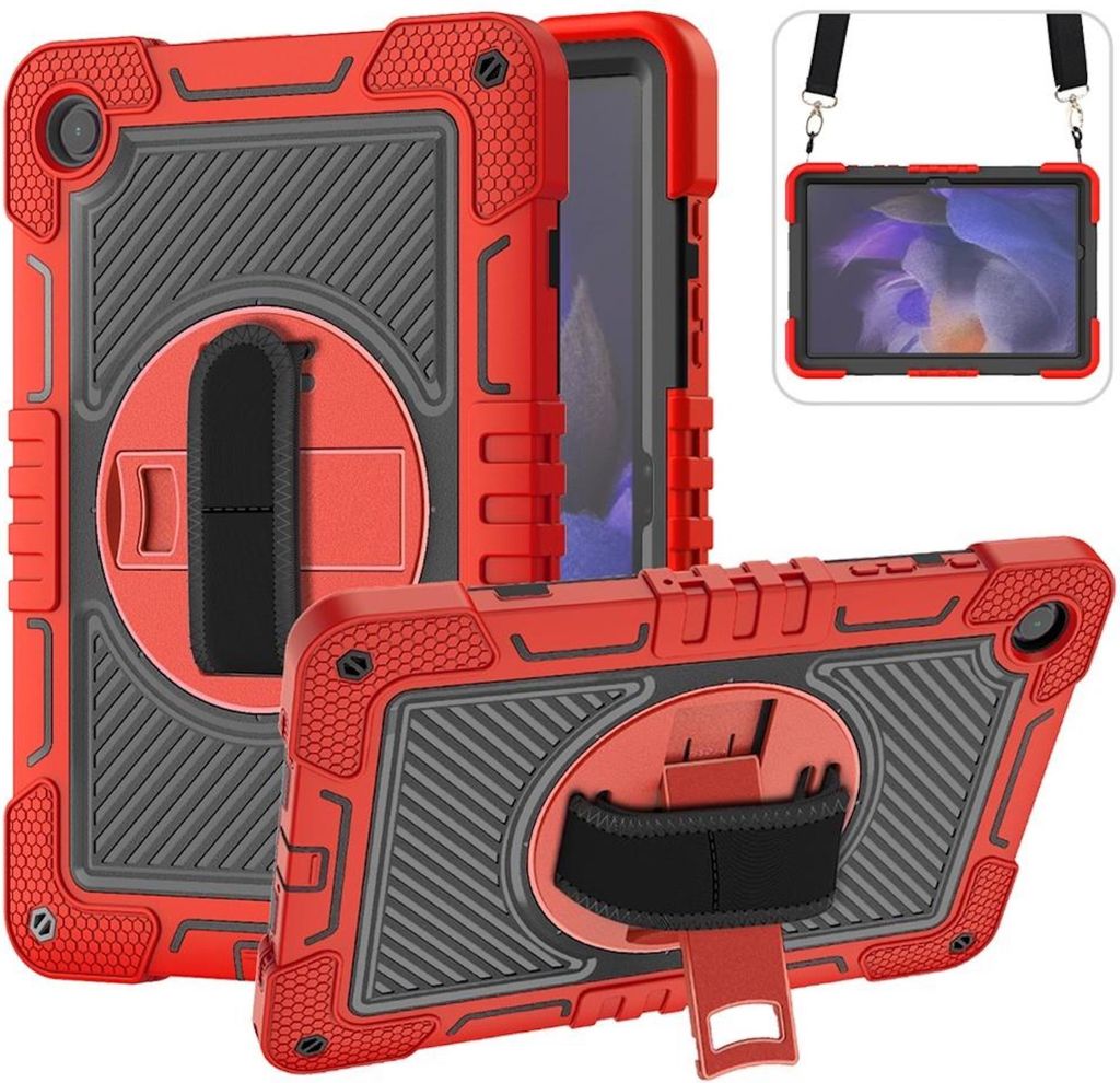 Tablet Hülle Schutz für Samsung Galaxy Tab A11+ Plus / A9+ Plus Haltegriff & Schultergurt