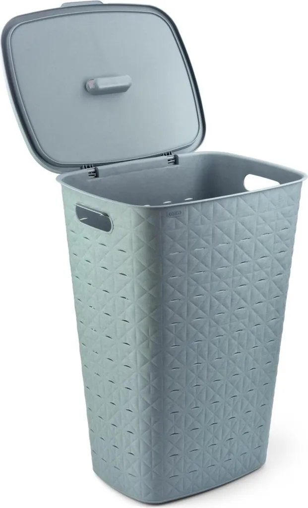 Panier à linge familial Curver Softex 56L - Idéal salle de bain chic
