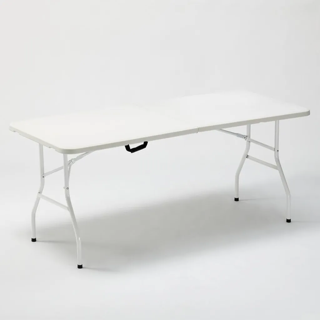 Table pliante gain de place Zugspitze 180cm, solution stockage facile