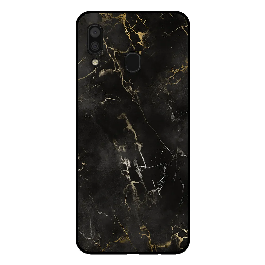 Custodia Smartphonica Samsung Galaxy A30 Marmo Nero Slim TPU