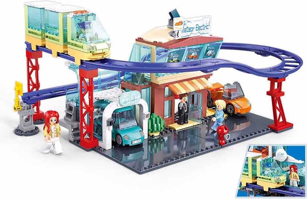 Sluban Metropolis M38-B1262 Prodejna Elektrovozů Obrázek produktu 