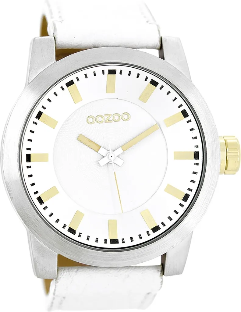 Oozoo Orologio Bianco Donna UOC6116A - Accessorio Trendy in Pelle