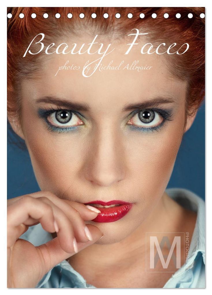 Beauty Faces - Photos by Michael Allmaier (Tischkalender 2027 DIN A5 hoch), CALVENDO Monatskalender