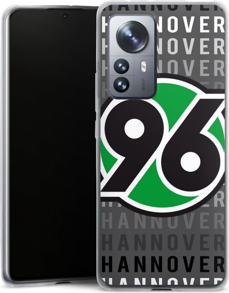 DeinDesign Slim Hülle für Xiaomi 12 Pro 5G Silikon Case Ultra Dünn Handyhülle H96 Hannover 96 Offizielles Lizenzprodukt