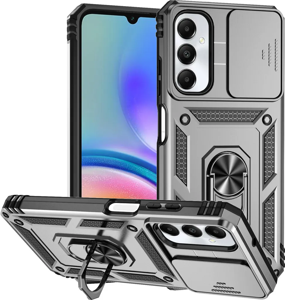 Cover Robusta Samsung A05S Argento - Ideale per Sport e Outdoor