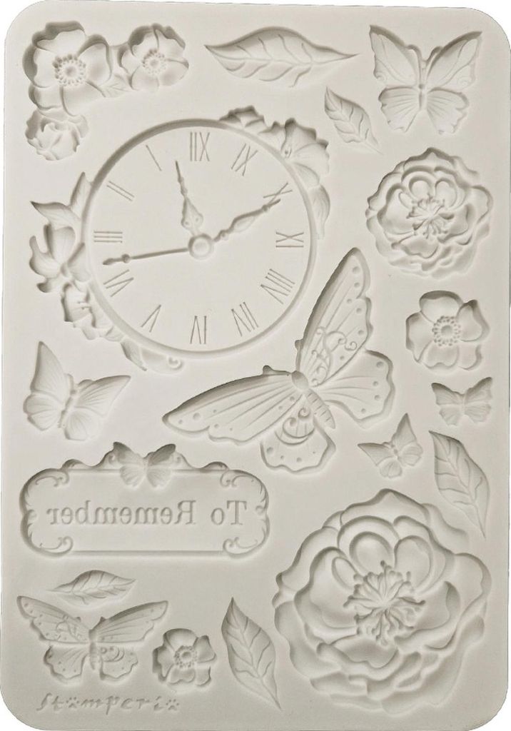 Silikonform A5 "Quiet Days - Clock"