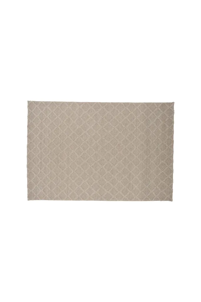Tapis Moelleux Cloudy Beige en Polyester - Finition Premium Scandinave
