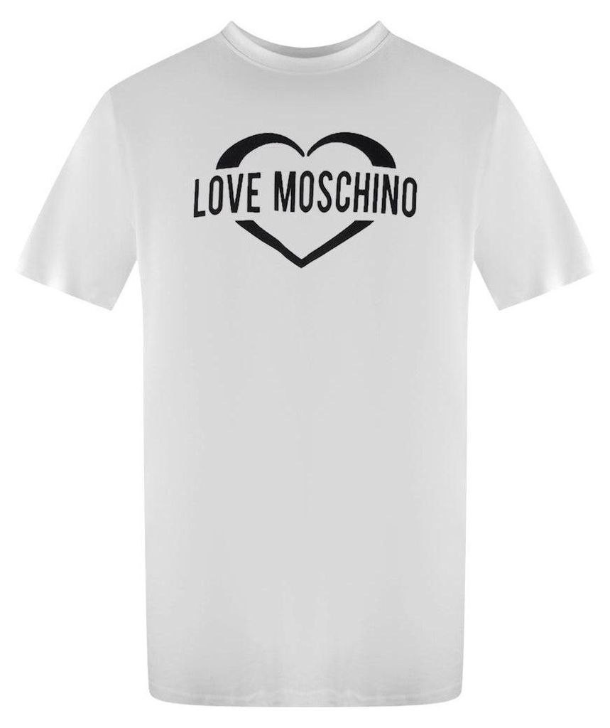 Love Moschino - T-Shirt für Damen, Logo SY3910 (XL) (Weiß)