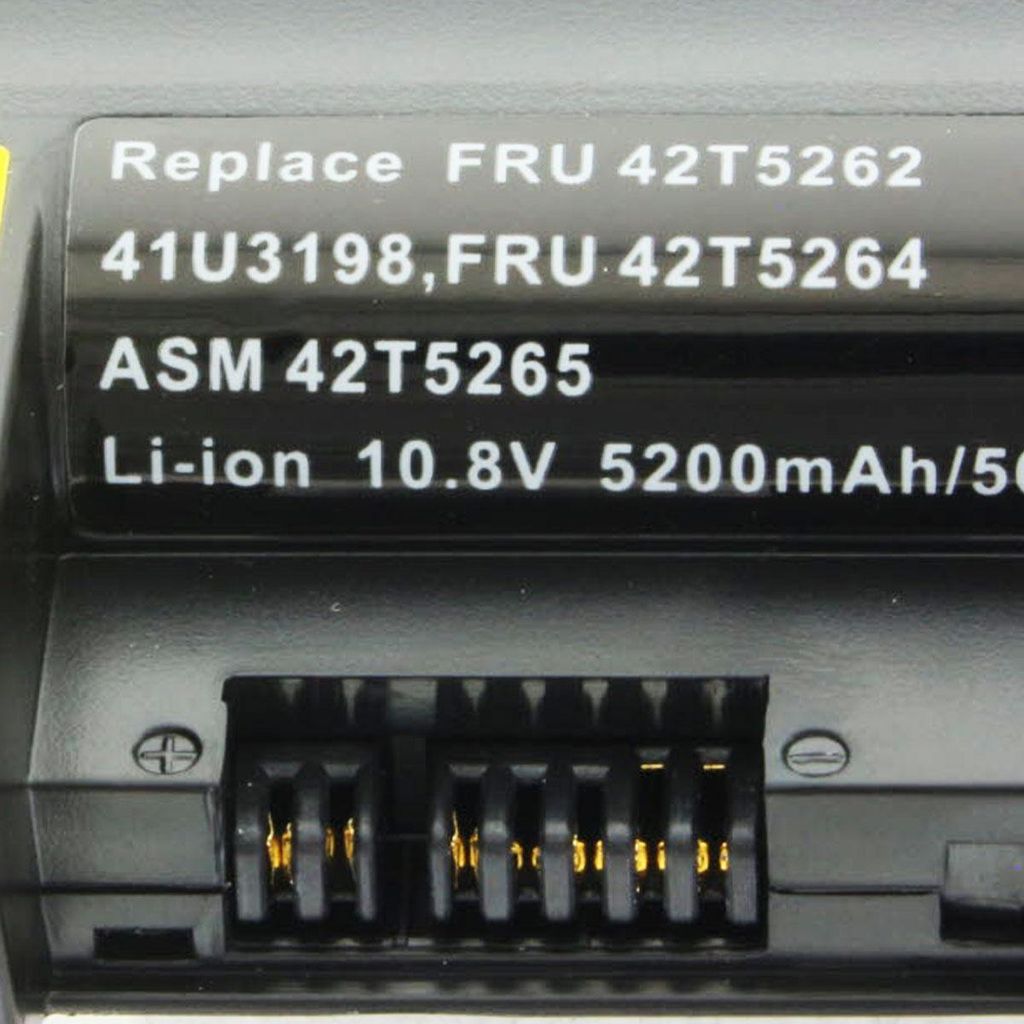 Akku für Lenovo ThinkPad R61 Serie, R400 Serie, T61 Serie 5200mAh