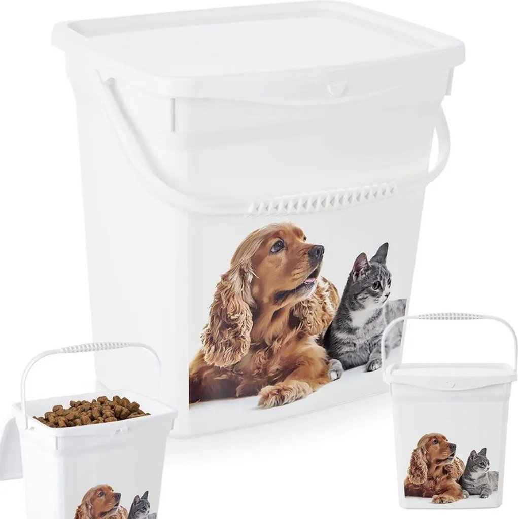 Orion Contenitore Alimenti Animali 6L | Latta Ermetica per Crocchette