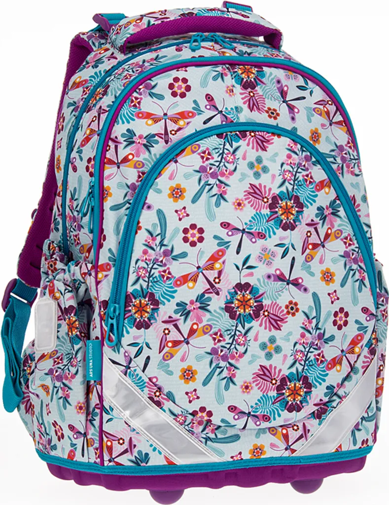 Cartable sac à dos scolaire bleu Catalina Estrada pour collège et lycée