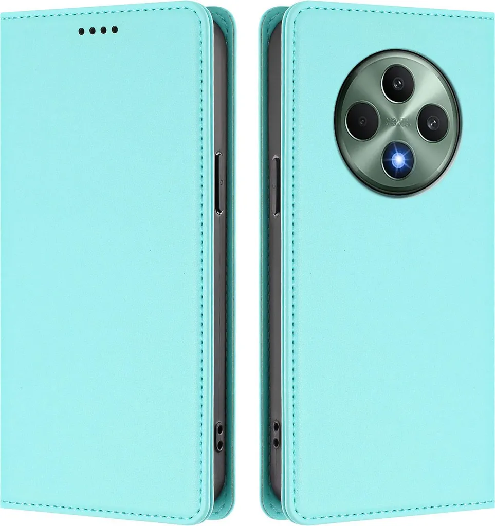 BonYonka Cover per OPPO Reno 12 F/Reno 12 FS 5G, Custodia in Silicone Morbido TPU, Custodia Antiurto con Strato Interno in Fibra e Protezione della Fotocamera, Verde